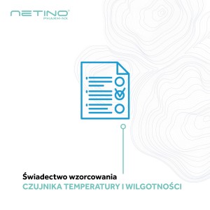 ŚWIADECTWO WZORCOWANIA CZUJNIKA TEMPERATURY I WILGOTNOŚCI