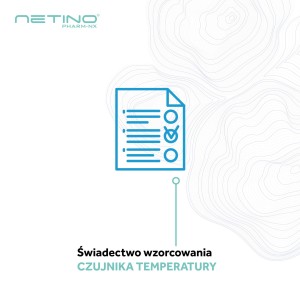 ŚWIADECTWO WZORCOWANIA CZUJNIKA TEMPERATURY
